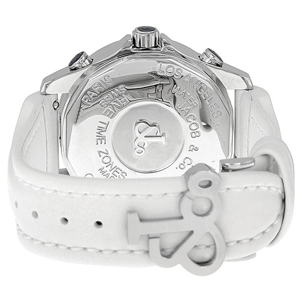 IMG_9086 Jacob Co. JCM123 Five Time Zone Unisex Quartz Stainless Steel 3