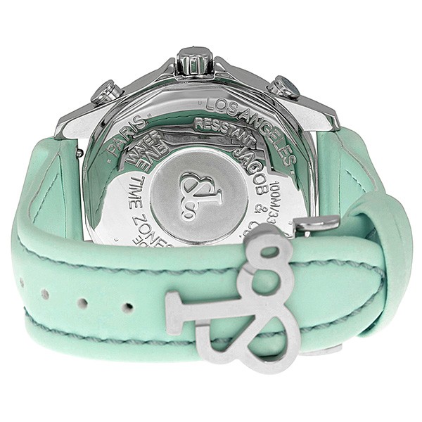 IMG_9086 Jacob Co. JCM23DA Five Time Zone Unisex Quartz Stainless Steel 3