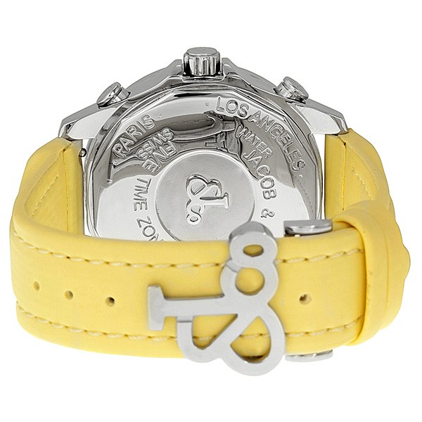 Jacob Co. JCM24DA Five Time Zone Unisex Quartz Stainless Steel 3