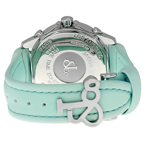 IMG_9086 Jacob Co. JCM47WM Five Time Zone Unisex Quartz Stainless Steel 3