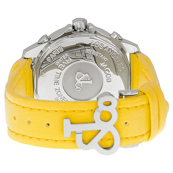 IMG_9086 Jacob Co. JCM47YB Five Time Zone Unisex Quartz Stainless Steel 3