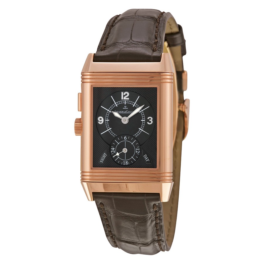 IMG_9086 Jaeger LeCoultre Q2712410 Reverso Duo Mens Hand Wind 18kt Rose Gold 3