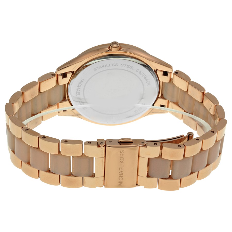 IMG_9086 Michael Kors 3252 Runway Ladies Quartz Rose Gold-plated Stainless Steel 3