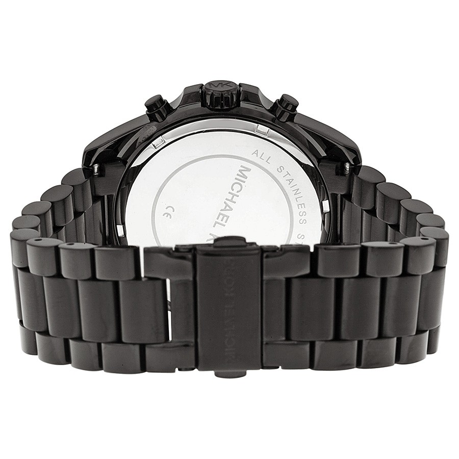 IMG_9086 Michael Kors MK5550 Bradshaw Unisex Quartz Black ion-plated Stainless Steel 3