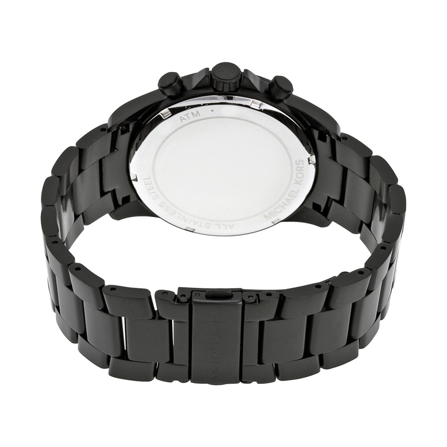 Michael Kors MK8414 Gage Mens Quartz Black Ion-plated Stainless Steel 3