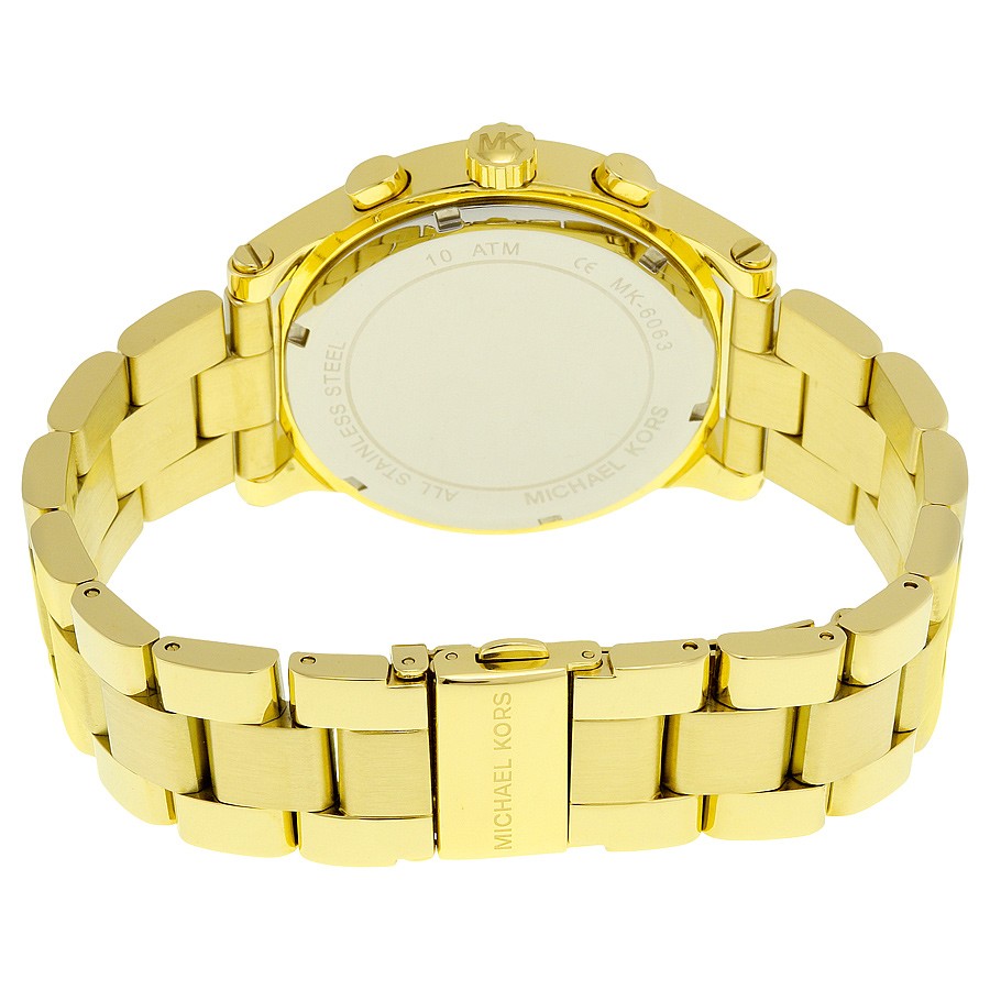 IMG_9086 Michael Kors MK6063 Ladies Quartz Gold-tone Stainless Steel 3