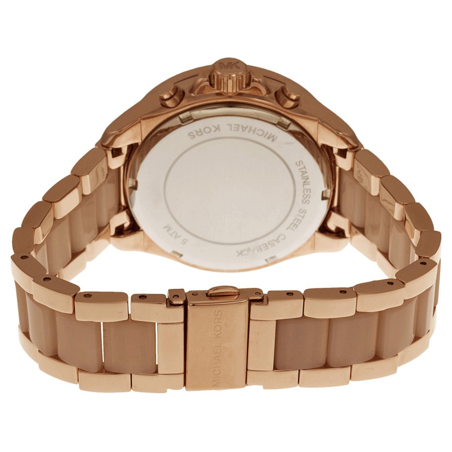 IMG_9086 Michael Kors MK6096 Ladies Quartz Rose Gold PVD Stainless Steel 3