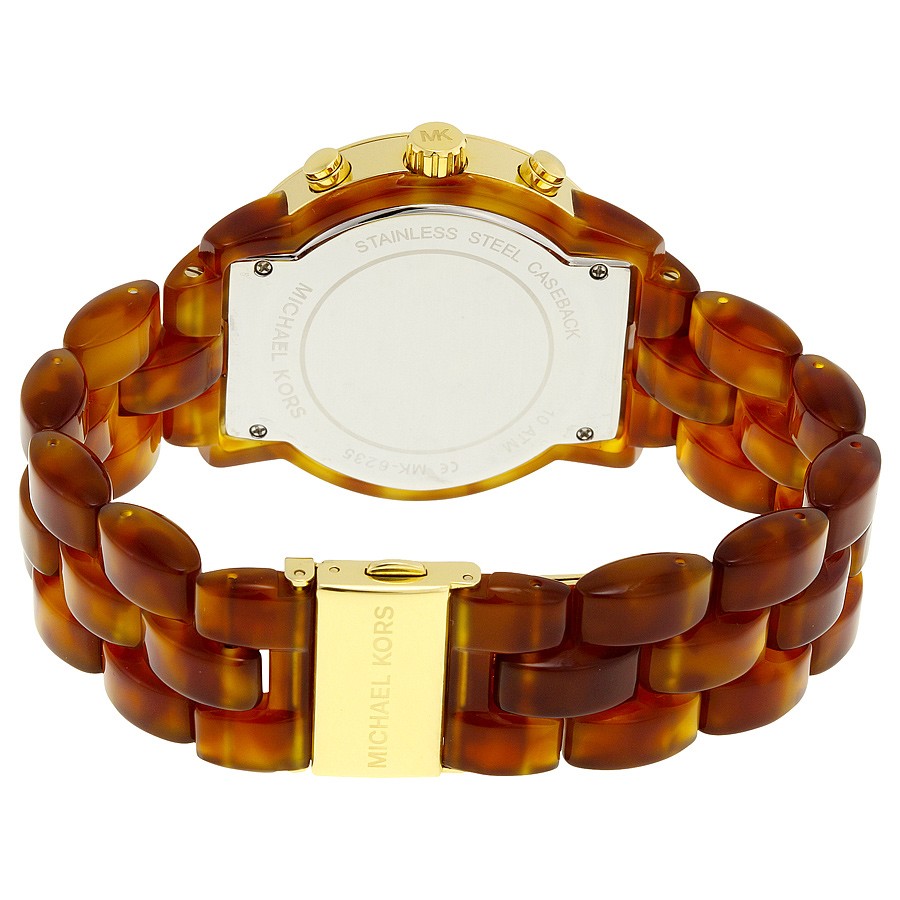 IMG_9086 Michael Kors MK6235 Ladies Quartz Gold-plated Stainless Steel 3