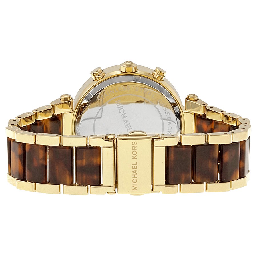 IMG_9086 Michael Kors MK5688 Parker Ladies Quartz Gold-tone Stainless Steel 3