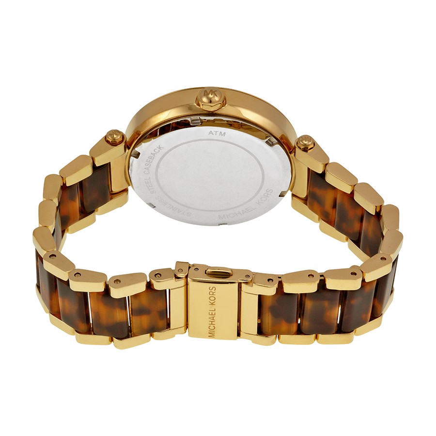 IMG_9086 Michael Kors MK6109 Parker Ladies Quartz Gold-tone Stainless Steel 3