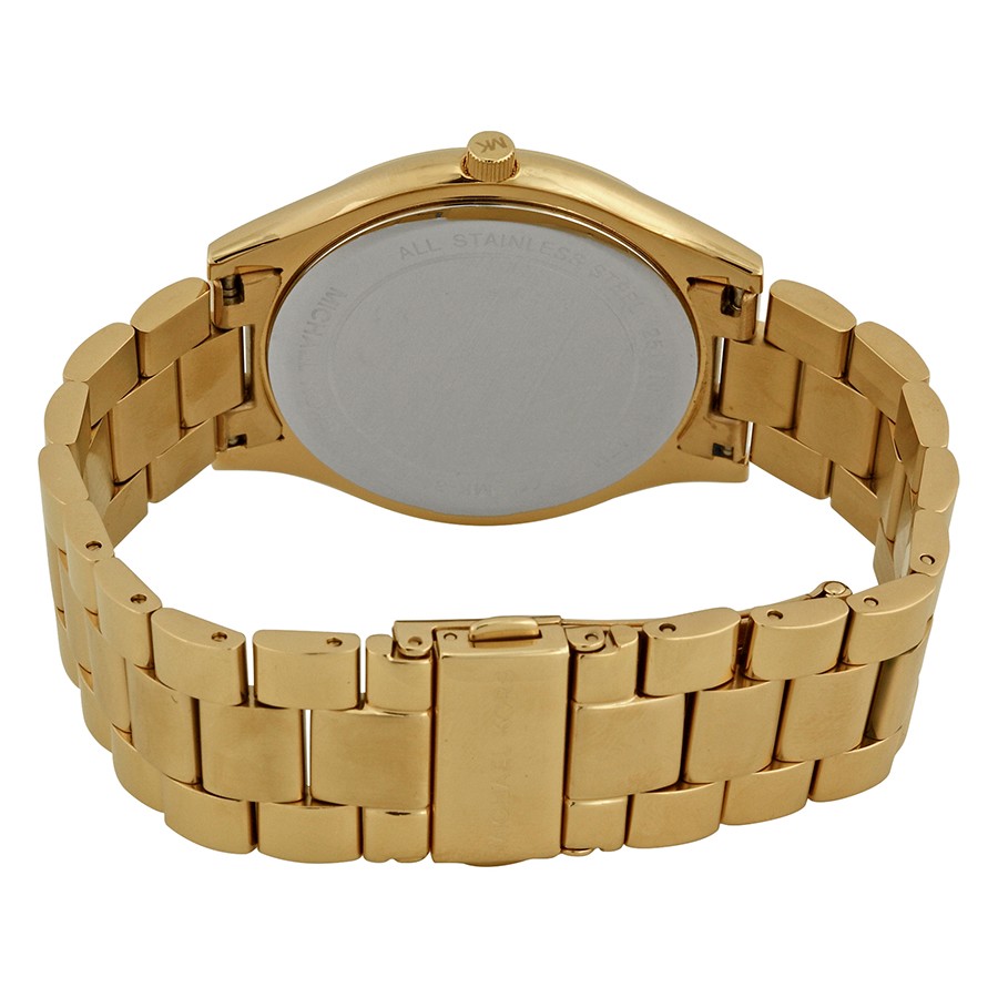 IMG_9086 Michael Kors MK3179 Runway Ladies Quartz Gold-tone Stainless Steel 3