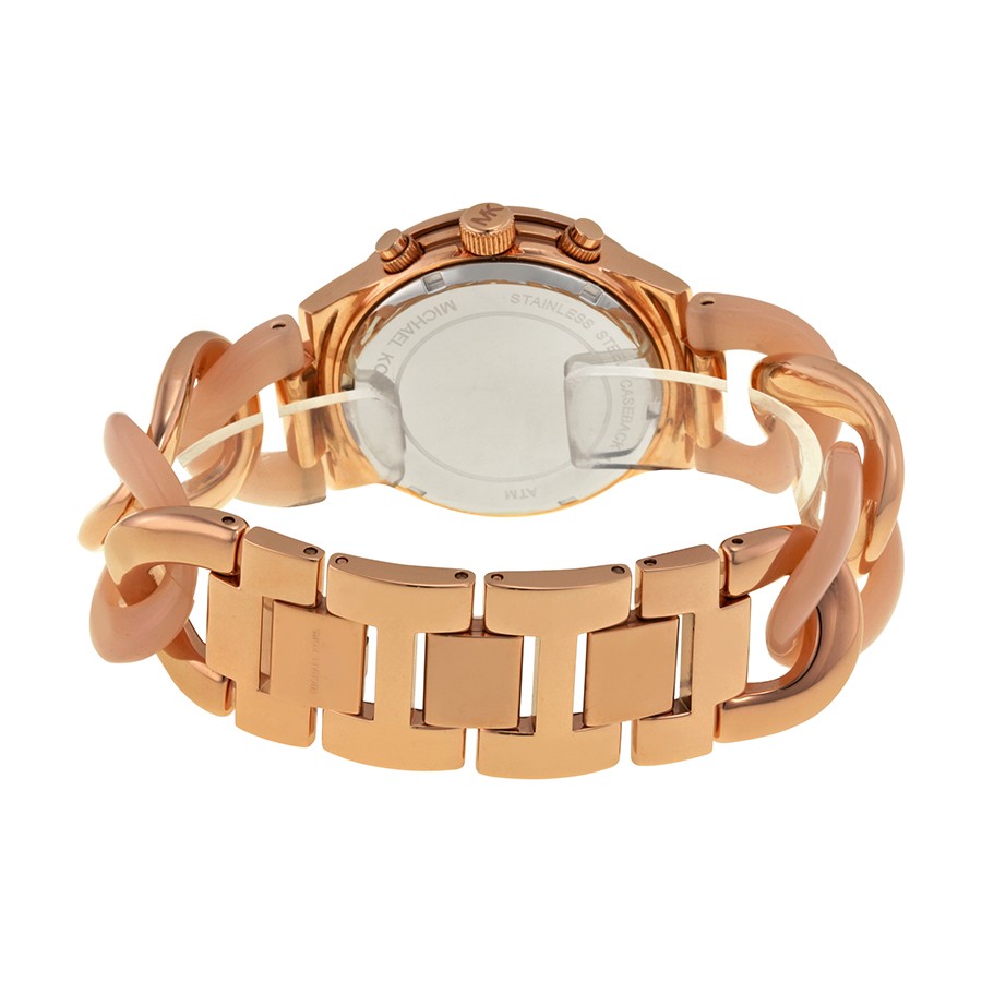 IMG_9086 Michael Kors MK4283 Runway Ladies Quartz Rose Gold-tone Stainless Steel 3