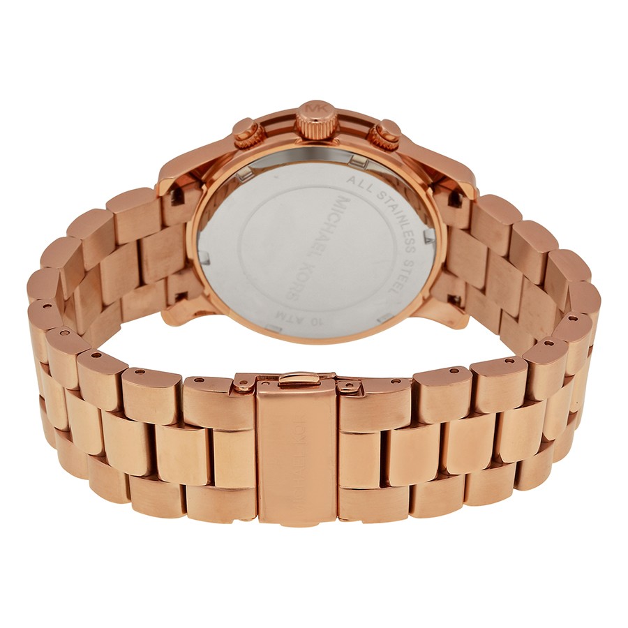 IMG_9086 Michael Kors MK5128 Runway Ladies Quartz Rose Gold-tone Stainless Steel 3