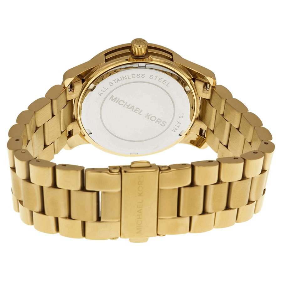 IMG_9086 Michael Kors MK5786 Runway Ladies Quartz Gold-tone Stainless Steel 3