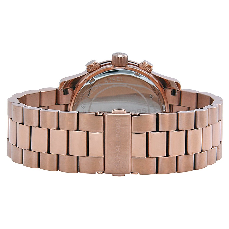 IMG_9086 Michael Kors MK5931 Runway Ladies Quartz Rose Gold-tone Stainless Steel 3