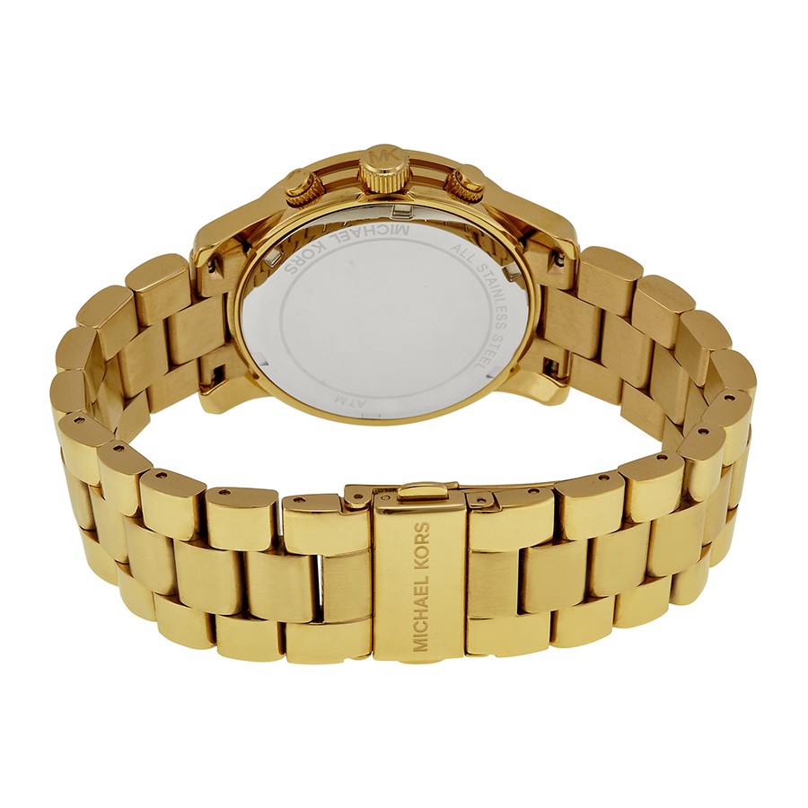 IMG_9086 Michael Kors MK6162 Runway Ladies Quartz Gold-tone Stainless Steel 3