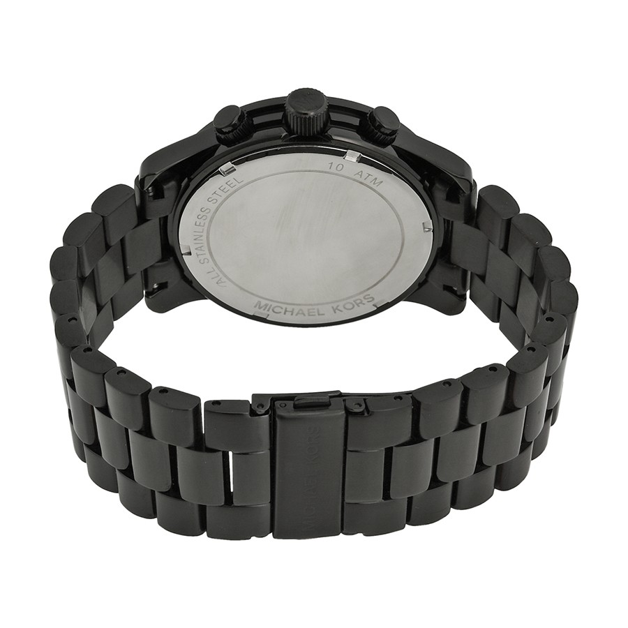 IMG_9086 Michael Kors MK8157 Runway Mens Quartz Black Ion-plated Stainless Steel 3