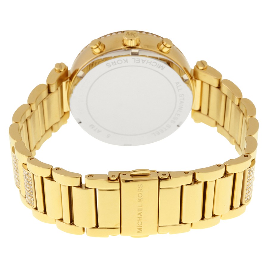 IMG_9086 Michael Kors MK6308 Sawyer Ladies Quartz Gold-Tone Stainless Steel 3