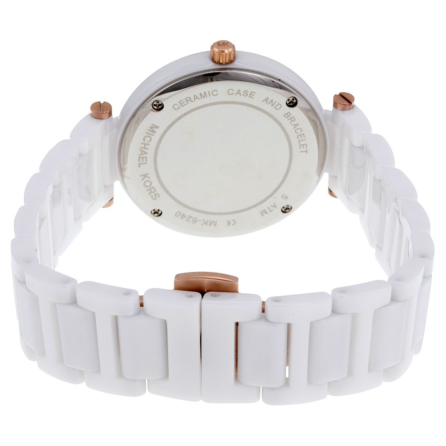 IMG_9086 Michael Kors MK6240 Skylar Ladies Quartz White Ceramic 3