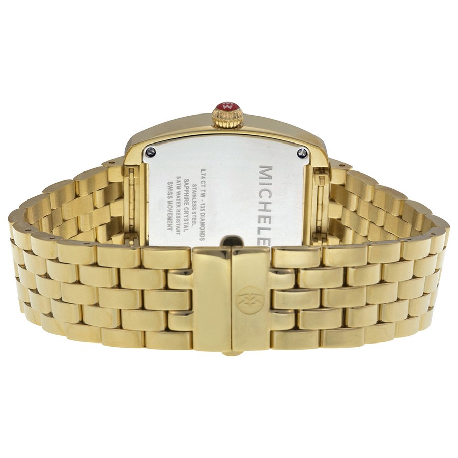 IMG_9086 Michele 5001 Ladies Quartz 18kt Gold-plated Stainless Steel 3