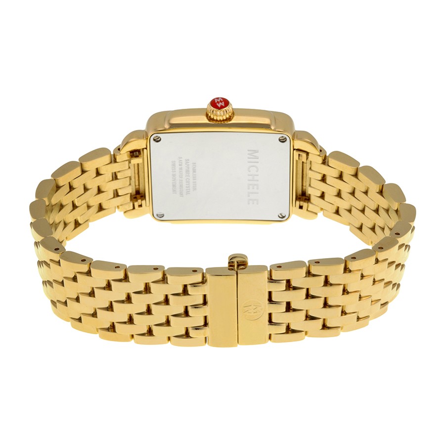 IMG_9086 Michele 485 Deco Ladies Quartz Gold-plated Stainless Steel 3