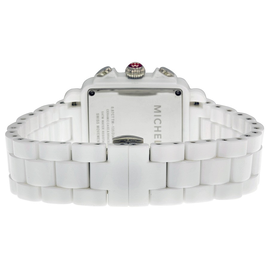IMG_9086 Michele MWW06F000010 Deco Ladies Quartz White Ceramic 3