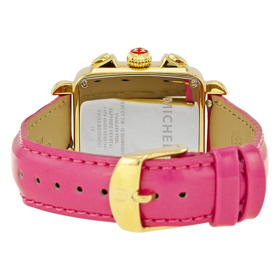 IMG_9086 Michele MWW06P000133 Deco Ladies Quartz Gold-tone Stainless Steel 3