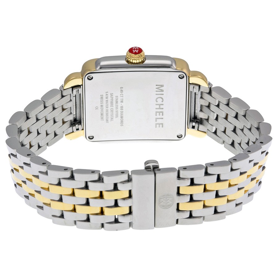 Michele MWW06V000023 Deco Ladies Quartz Yellow Gold-plated Stainless Steel 3