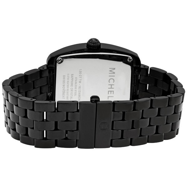 IMG_9086 Michele MWW02M000047 Ladies Quartz Black Ion-plated Stainless Steel 3