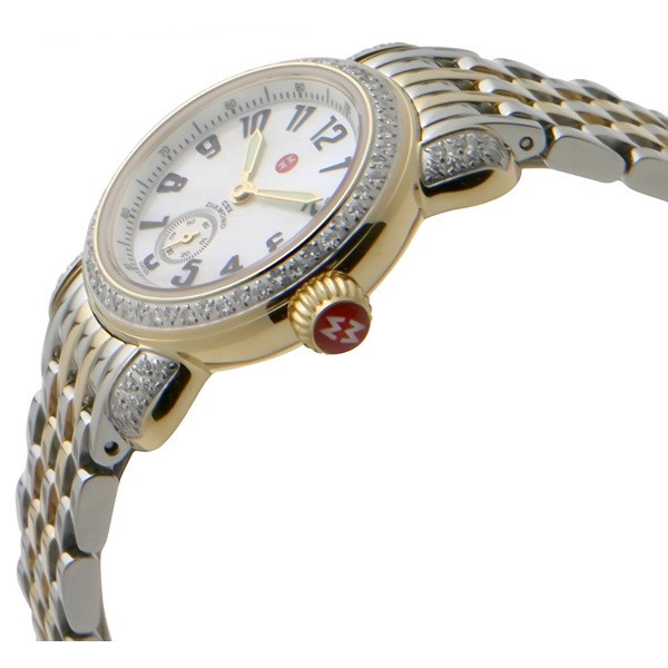 IMG_9086 Michele MWW03A000189 Ladies Quartz Two Tone Stainless Steel 3