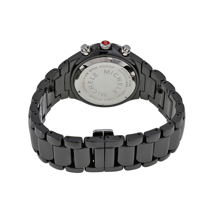 IMG_9086 Michele MWW12A000006 Ladies Quartz Black Ceramic 3