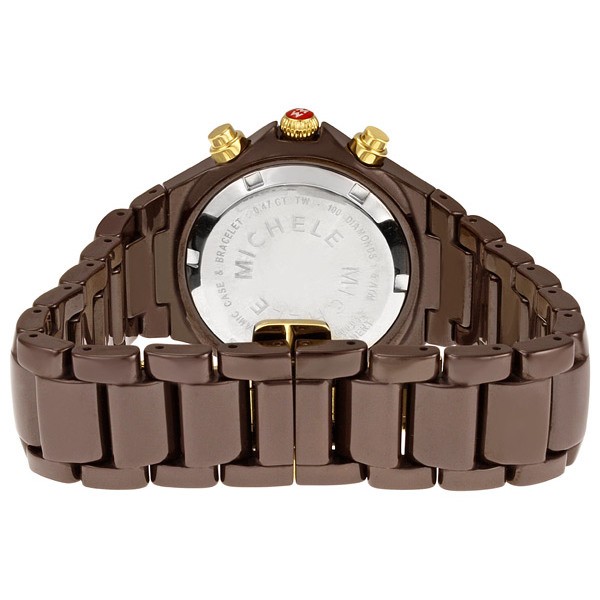 IMG_9086 Michele MWW12A000012 Ladies Quartz Brown Ceramic 3
