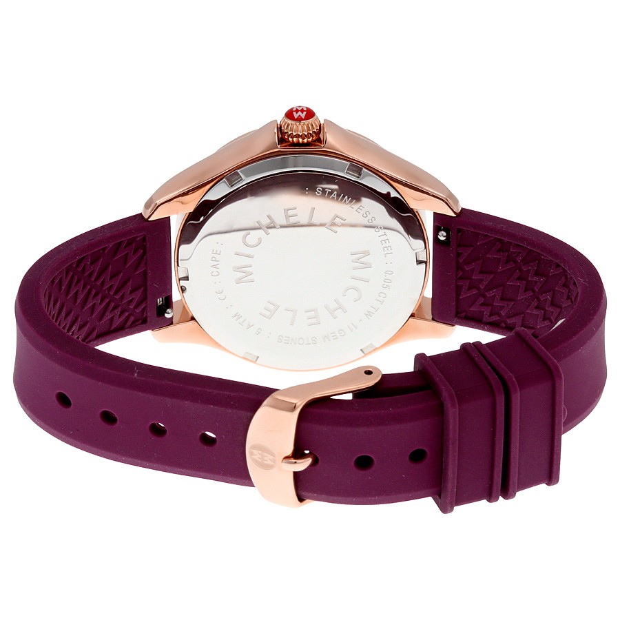 IMG_9086 Michele MWW27A000002 Ladies Quartz Rose Gold-plated Stainless Steel 3