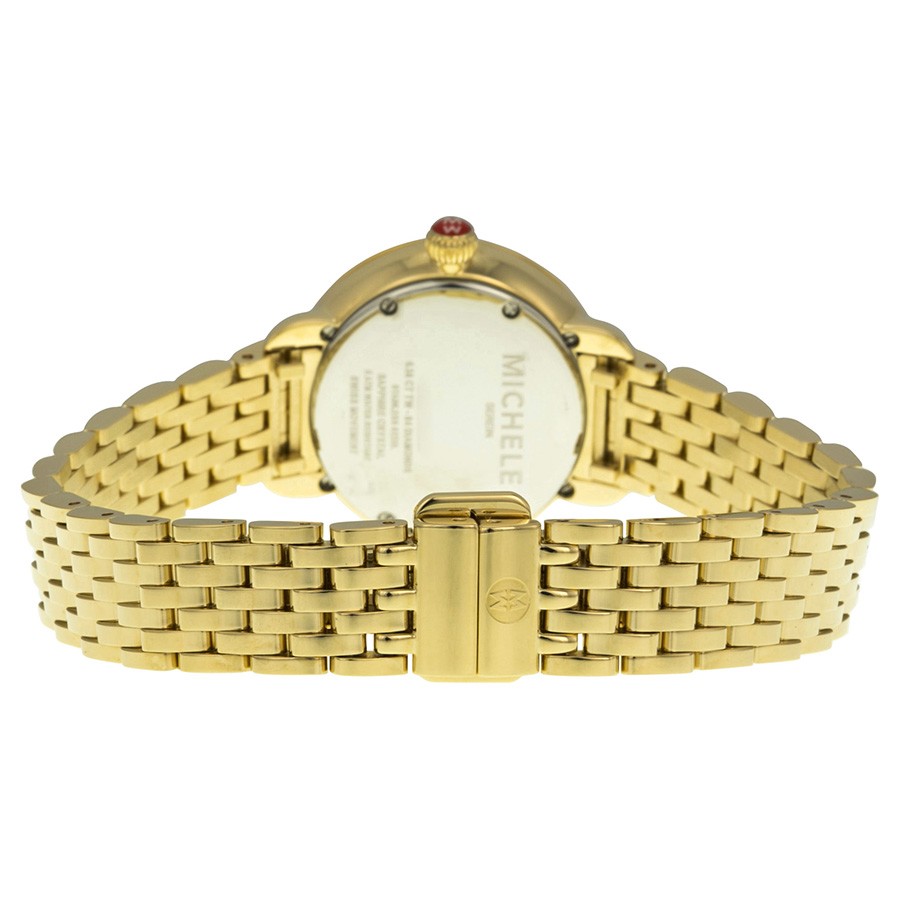 IMG_9086 Michele MWW21E000013 Serein Ladies Quartz Gold PVD Stainless Steel 3