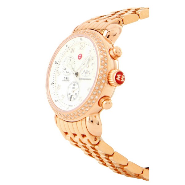 Michele W03C000206 Ladies Quartz Rose Gold-Tone Stainless Steel 3