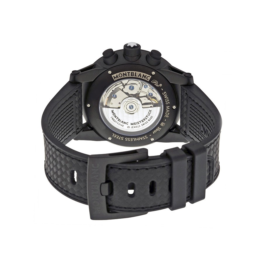 IMG_9086 Montblanc 111684 Mens Automatic Black DLC Stainless Steel 3