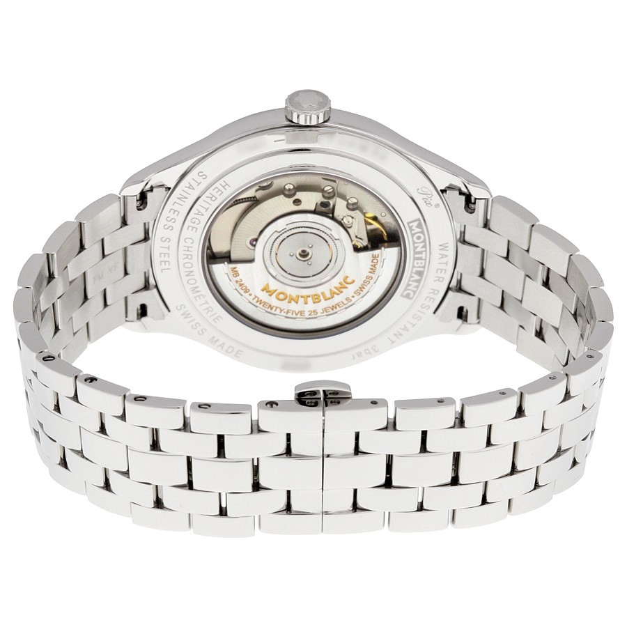 IMG_9086 Montblanc 112532 Mens Automatic Stainless Steel 3