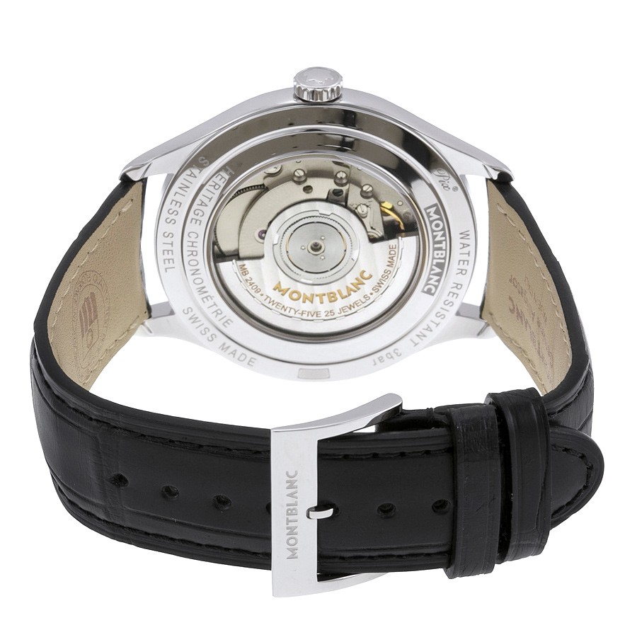 IMG_9086 Montblanc 112533 Mens Automatic Stainless Steel 3
