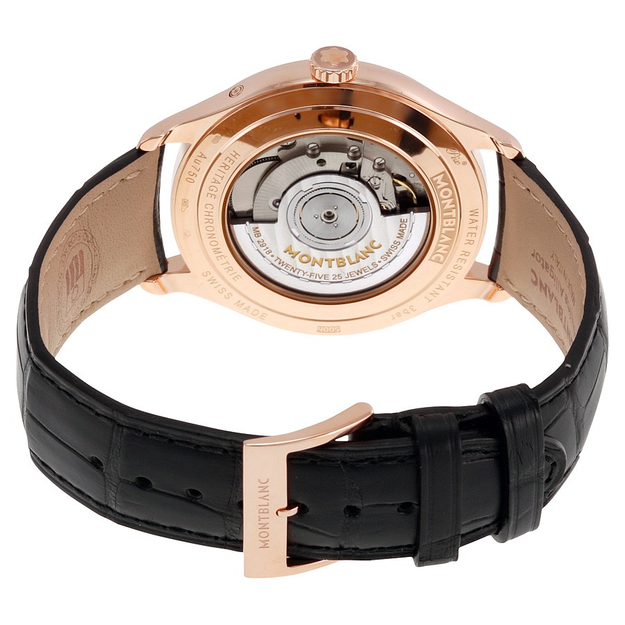 IMG_9086 Montblanc 112535 Mens Automatic 18kt Rose Gold 3