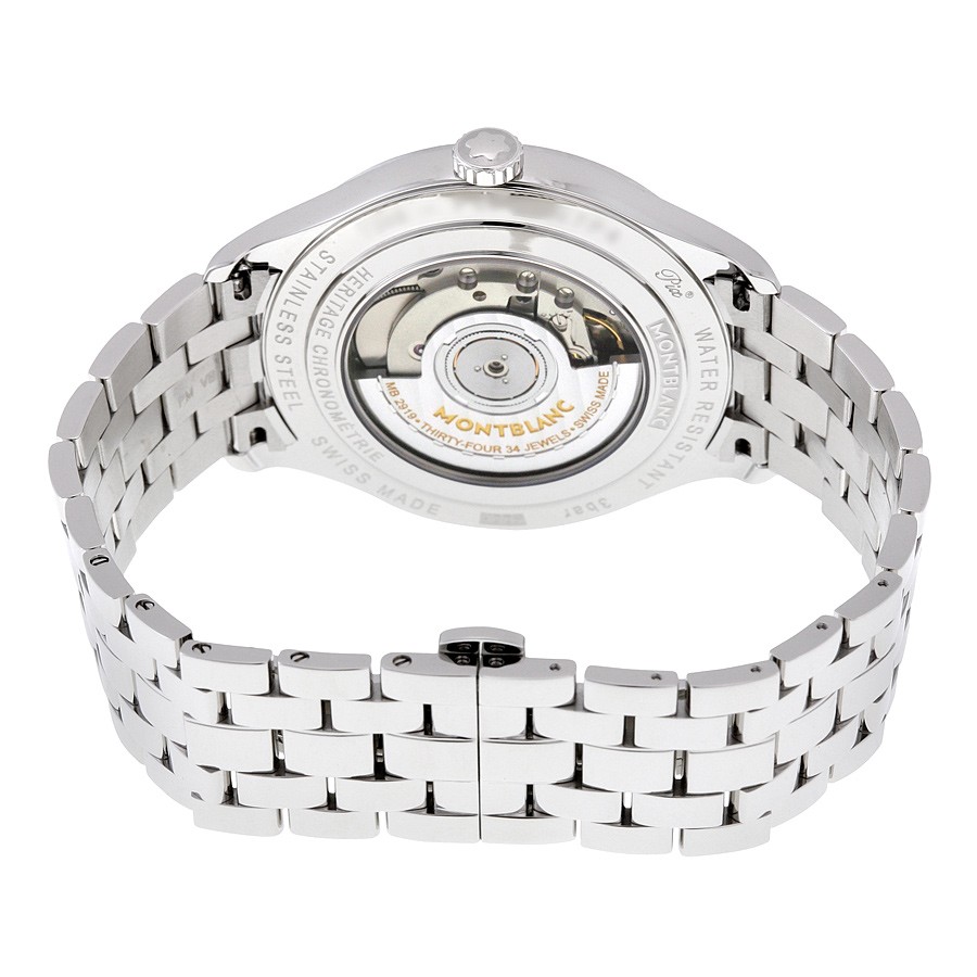 IMG_9086 Montblanc 112648 Mens Automatic Stainless Steel 3