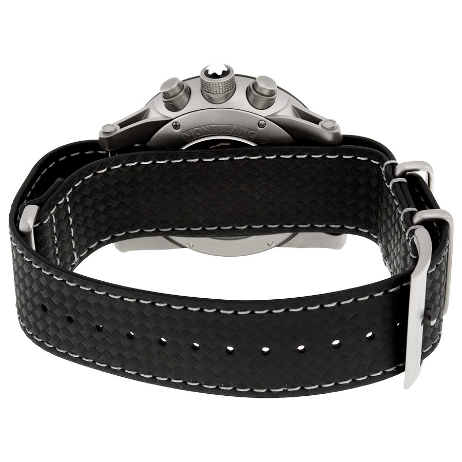 IMG_9086 Montblanc 113827 Mens Automatic Microblasted Stainless Steel 3