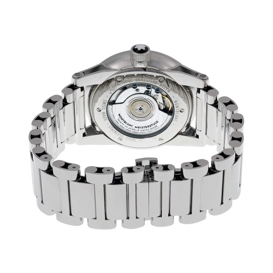 IMG_9086 Montblanc 103095 Timewalker Mens Automatic Stainless Steel 3