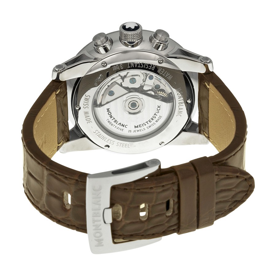 IMG_9086 Montblanc 107065 Timewalker Mens Automatic Stainless Steel 3