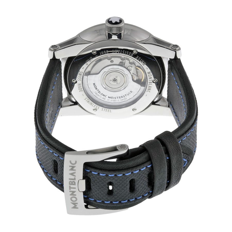 IMG_9086 Montblanc 109334 Timewalker Mens Automatic Stainless Steel 3