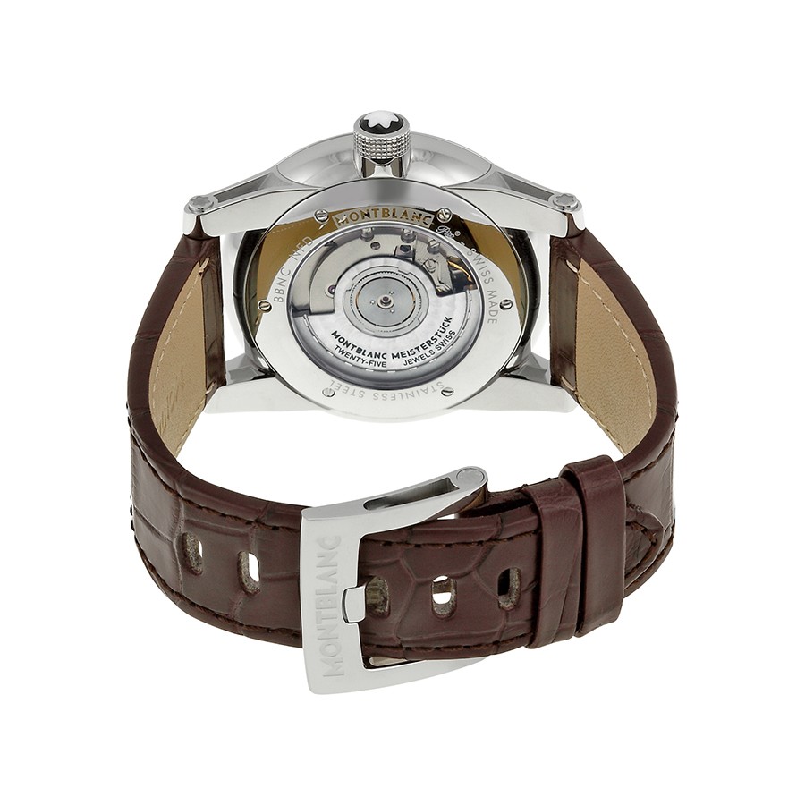 IMG_9086 Montblanc 110338 Timewalker Mens Automatic Stainless Steel 3