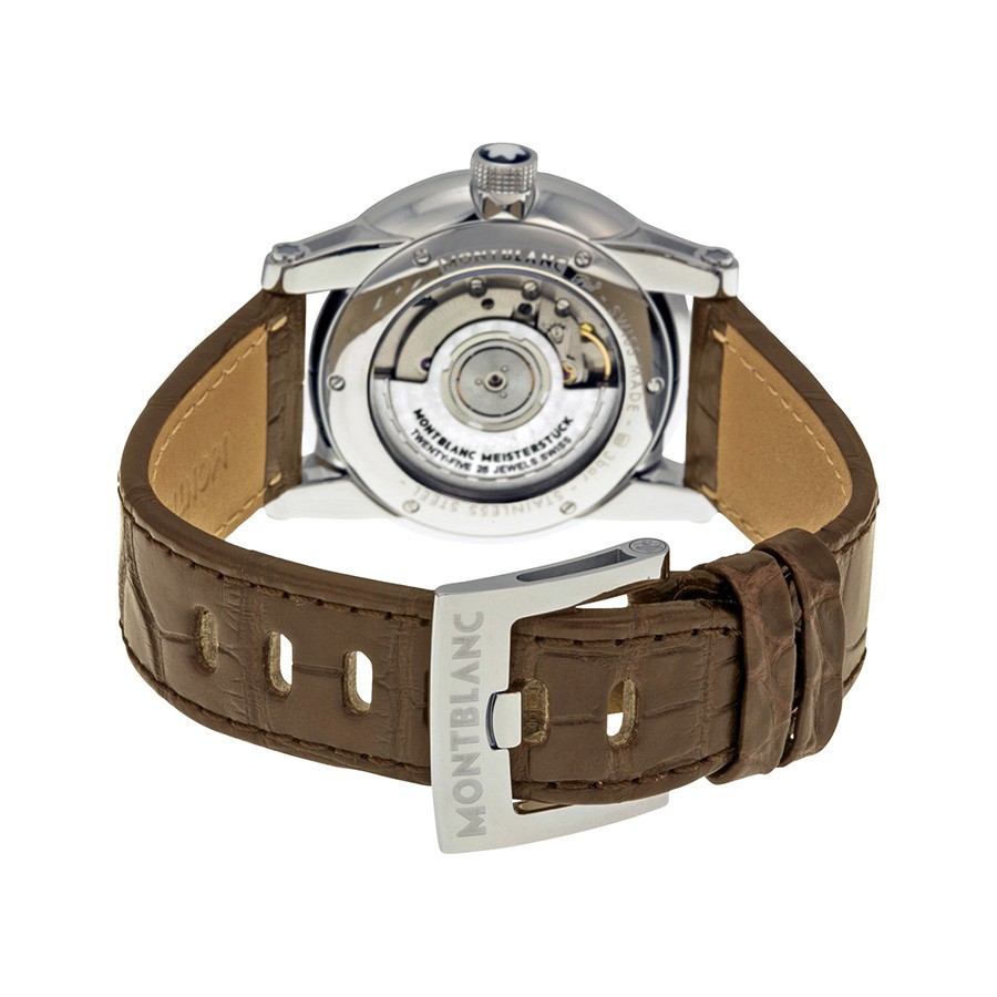 IMG_9086 Montblanc 110340 Timewalker Mens Automatic Stainless Steel 3
