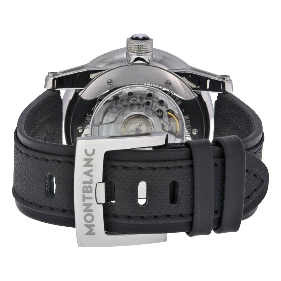 IMG_9086 Montblanc 110465 Timewalker Mens Automatic Stainless Steel 3