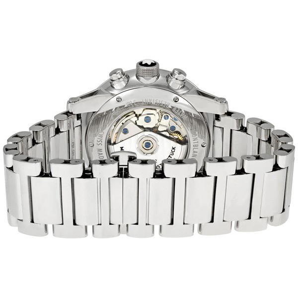 IMG_9086 Montblanc 9668 Timewalker Mens Automatic Stainless Steel 3