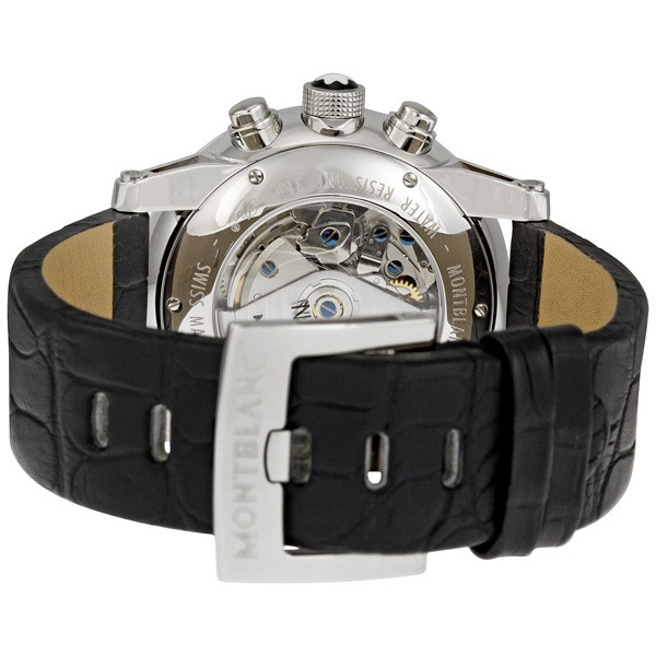 IMG_9086 Montblanc 9670 Timewalker Mens Automatic Stainless Steel 3