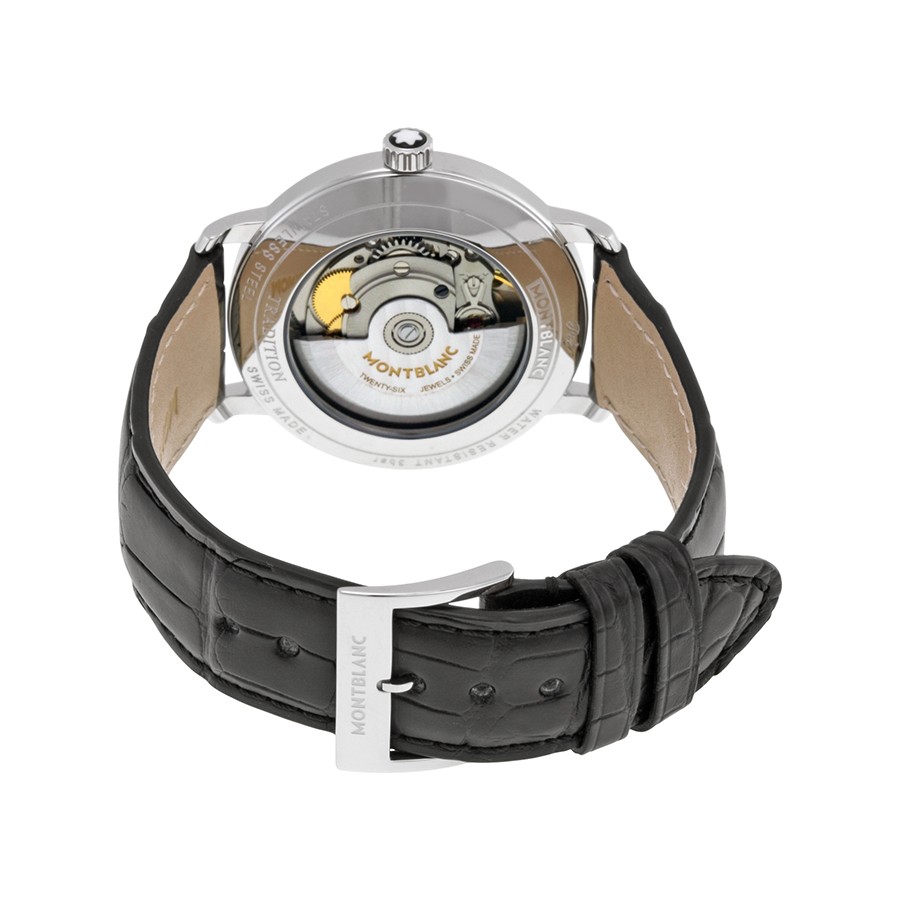 IMG_9086 Montblanc 112611 Tradition Mens Automatic Stainless Steel 3